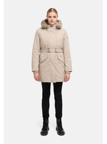 Marikoo Wintermantel Calistaa 16 in Light Taupe