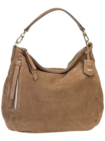 Abro Handtasche Juna Big Suede in Khaki