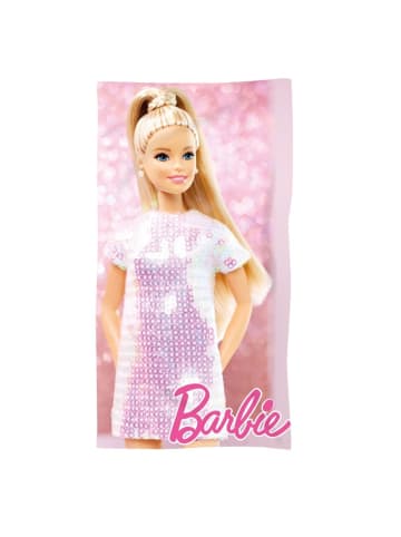 Barbie Großes Kinderhandtuch aus Baumwolle, 70x140cm