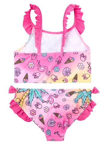 United Labels Disney Minnie Mouse Bikini mit Rüschen Zweiteiler Schwimmanzug in pink