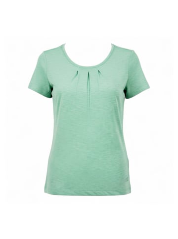 Jack Wolfskin T-Shirt Travel Drape Damen Shirt T-Shirt Sportshirt Funktion in Grün