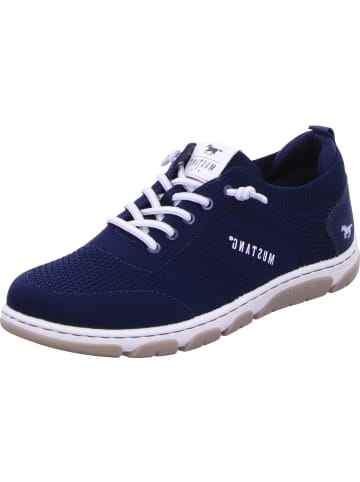 Mustang Schnürhalbschuh in blau