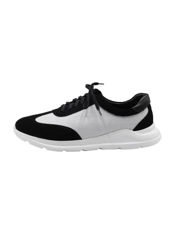 MO Herren Low Top Sneakers in Weiss Mehrfarbig Schwarz