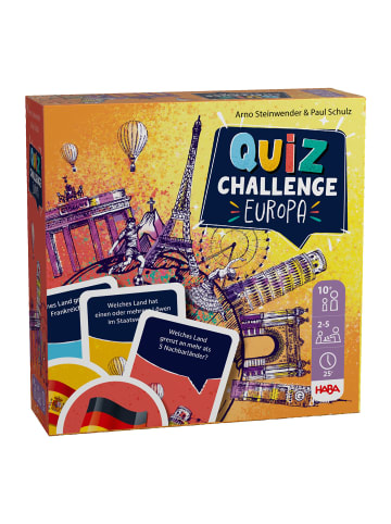 Haba Spiel Quiz Planet Europa in mehrfarbig