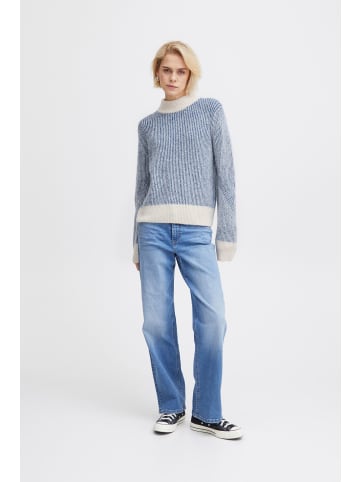 ICHI Strickpullover IHKAMARA LS STRIPE4 - 20119231 in blau