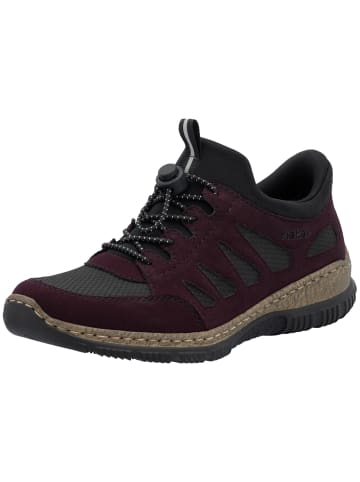 rieker Sportlicher Slipper in rot