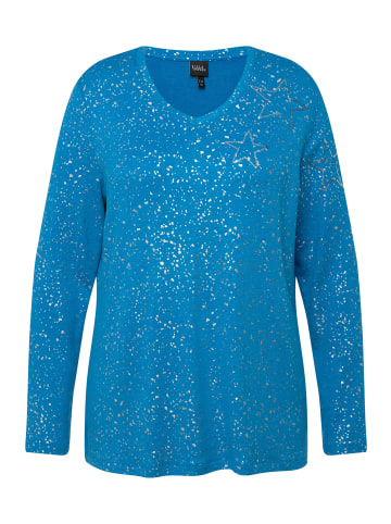 Ulla Popken Sweatshirt in ozeanblau