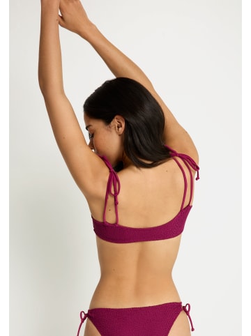 LSCN BY LASCANA Bustier-Bikini-Top in dunkle Beere