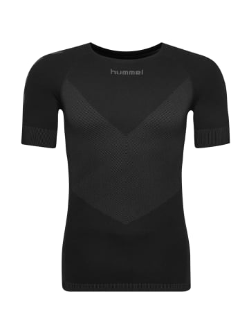 Hummel Nahtloses Sport T-Shirt Kurzarm Trikot FIRST SEAMLESS JERSEY in Schwarz