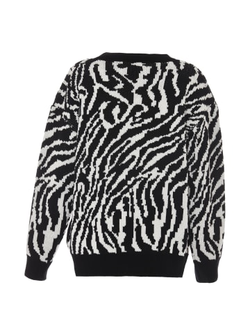 ebeeza Damen Strickpullover in Schwarz