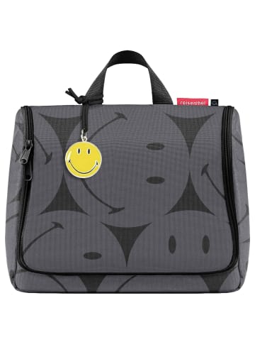 Reisenthel cosmetics toiletbag XL - Kulturbeutel 28 cm (leo vanilla) in smiley grey