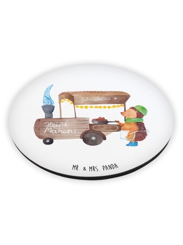 Mr. & Mrs. Panda Kühlschrankmagnet Igel Maronen ohne Spruch in Weiß