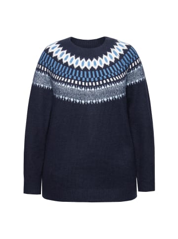 Ulla Popken Pullover in tintenblau
