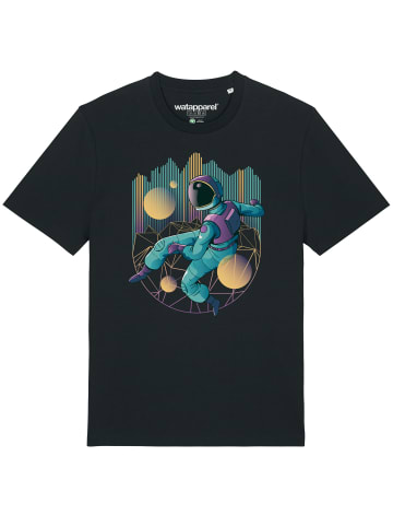 wat? Apparel T-Shirt Techno Astronaut in Schwarz