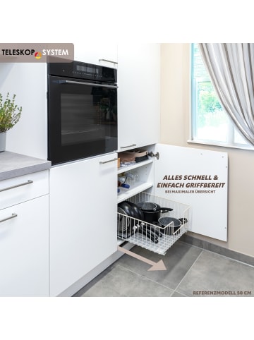 bremermann Schrank-Korbauszug ca. 40 x 23 x 50,5 cm (B/H/T)