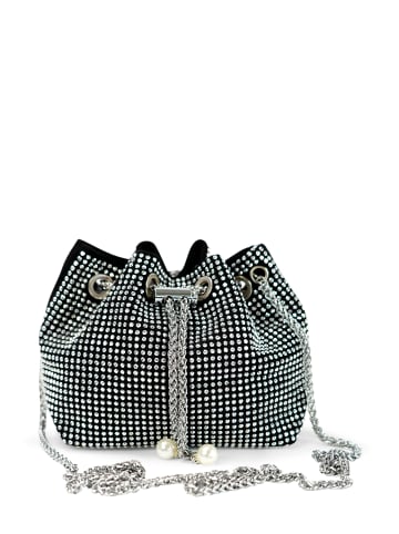 Harpa Schultertasche ROUX in Black Strass