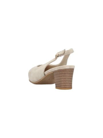 rieker Lederpumps mit Calf-Absatz Beige