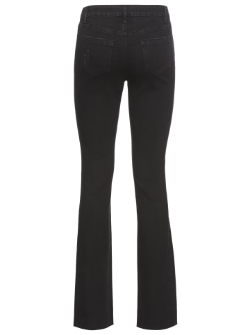 ARIZONA Bootcut-Jeans in schwarz