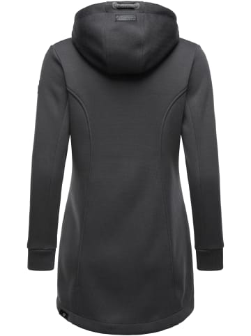 ragwear Sweatjacke Letti Bonded in Dark Grey