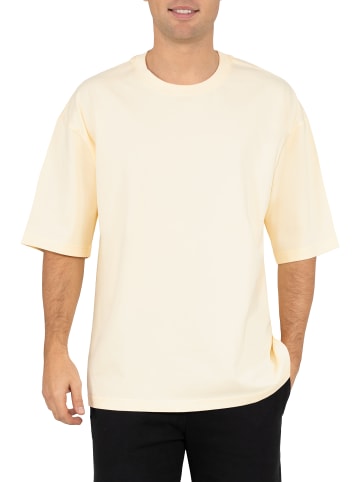 Reichstadt Reichstadt Herren Oversized Kurzarmshirt 25RS070 Beige XXS