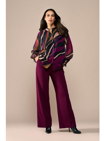 Mart Visser Caylee Bluse mit Print, Dunkelbeere