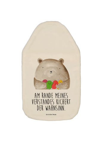 Mr. & Mrs. Panda Wärmflasche Bär Gefühl mit Spruch in Weiß