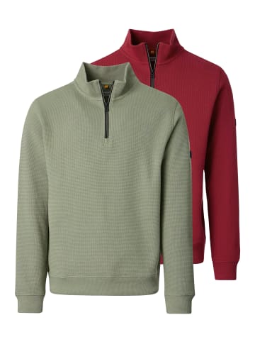 Redmond Troyer Basic in Rot / beige