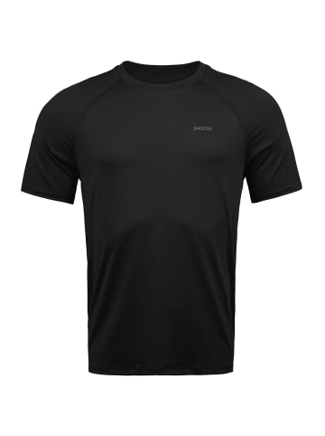 SNOCKS Trainingsshirt Raglan Herren 1 Stück in Schwarz