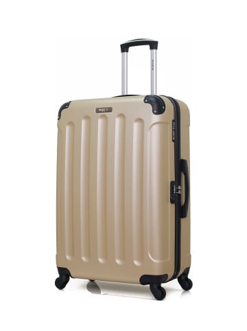 BlueStar Großer Hartschalenkoffer MADRID in Beige (95L)