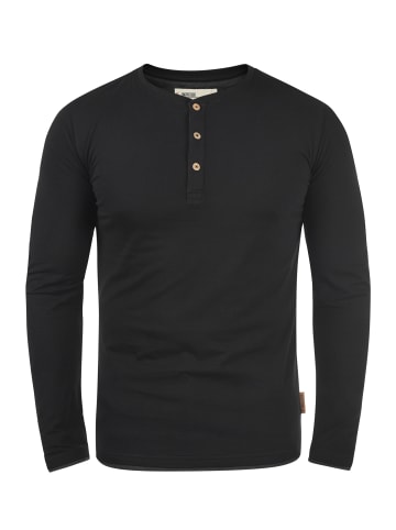 INDICODE Rundhalsshirt in schwarz