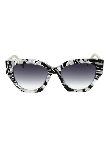 Ana Hickmann Frauen Sonnenbrille Katzenauge Schwarz