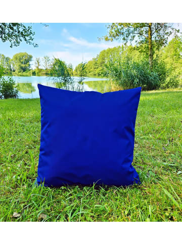 JACK 1x Outdoor Kissenhülle 40x40cm Uni in Blau