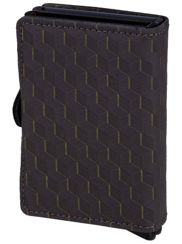 Secrid Geldbörse Twinwallet Optical in Grey-Yellow