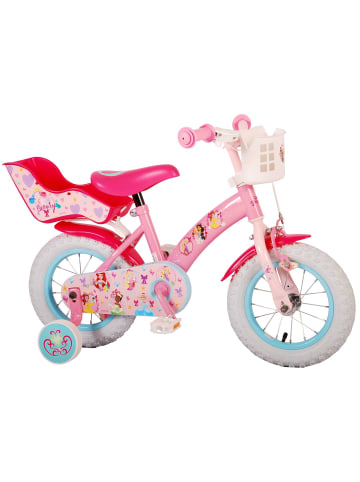 Volare Kinderfahrrad Disney Princess für Mädchen 12 Zoll Kinderrad in Pink 3 Jahre