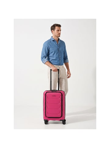 Smartbox Edition 01 4 Rollen Kabinentrolley 55 cm Laptopfach in pink
