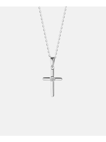 Diamant L'éternel Halskette aus 375 Weißgold mit Diamant