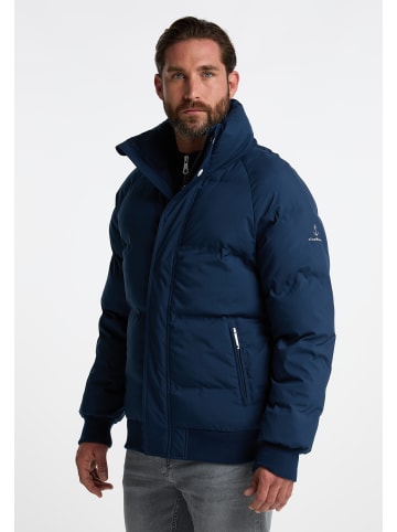 DreiMaster Maritim Winterjacke Mit Wattierung in Dunkelmarine