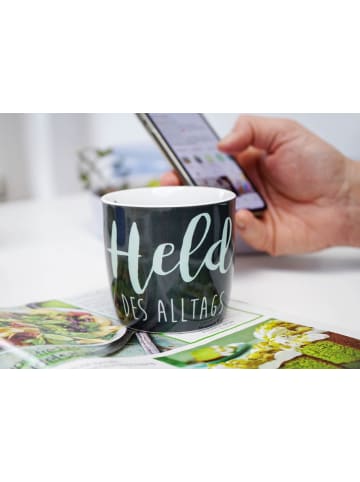 Geda Labels Tasse Held des Alltags in Grau - 300 ml