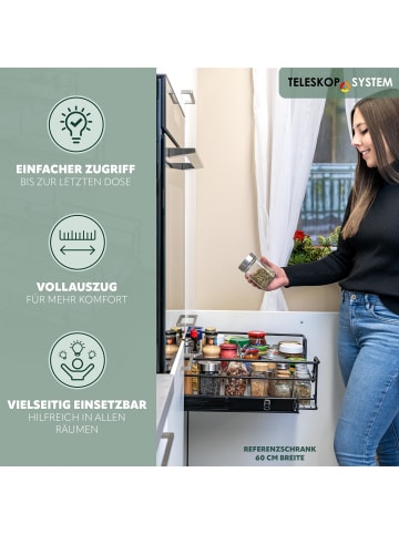 bremermann Teleskopschublade ca. 40,5-42 x 14 x 44 cm (B/H/T)