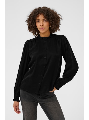 Kaffe Langarm - Hemd KAliliana Regular fit in Black Deep