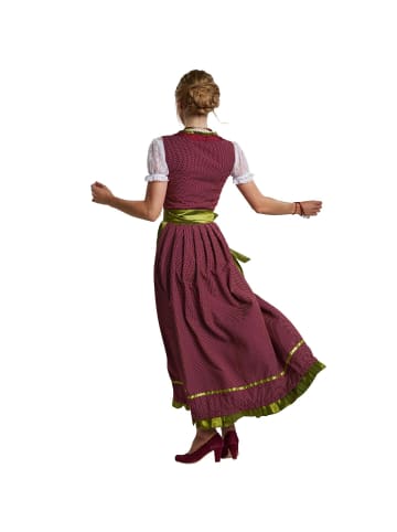 tectake Maxi-Dirndl Ruhpolding Modell 2 in rot/grün