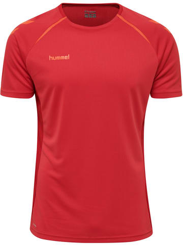 Hummel Hummel T-Shirt Hmlauthentic Multisport Herren Atmungsaktiv Schnelltrocknend in CHILI PEPPER