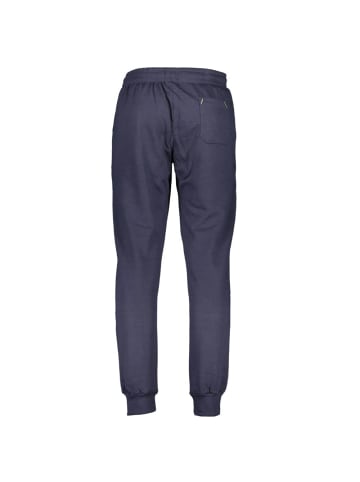 GianMarco Venturi Blaue Baumwoll-Jogginghose