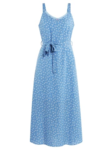 myMo Maxikleid Mit Blumenprint in Blau