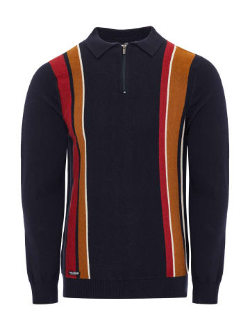 Threadbare Pullover THBConnor in Navy / Camel / Ecru / Red / Ochre