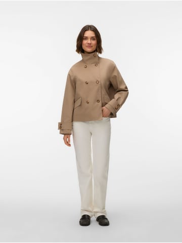 Vero Moda Trenchcoat in Silver Mink