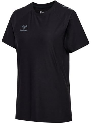 Hummel T-Shirt Hmlcima Damen in BLACK MELANGE