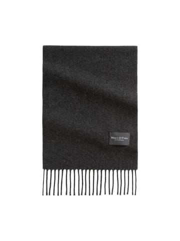 Marc O'Polo Fransenschal in dark grey melange