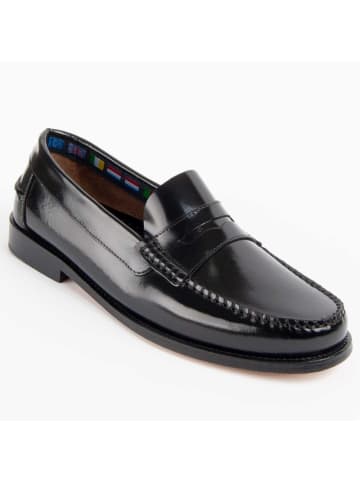 Purapiel Mokassins Castellar in Schwarz