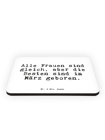Mr. & Mrs. Panda magnet Alle Frauen sind gleich,... mit Spruch in Weiß